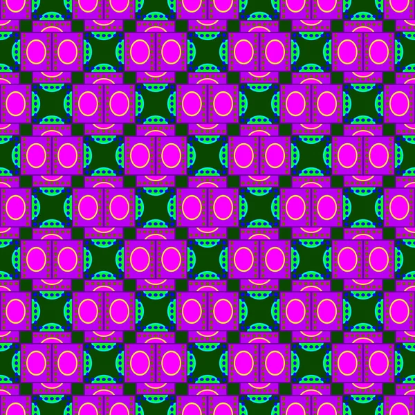 Abstrait géométrique coloré motif sans couture — Image vectorielle