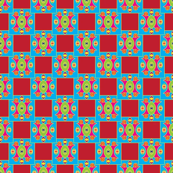 Abstrakte geometrische bunte nahtlose Muster — Stockvektor