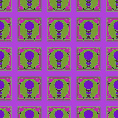 Arka plan için çok renkli geometrik seamless modeli. Vektör çizim