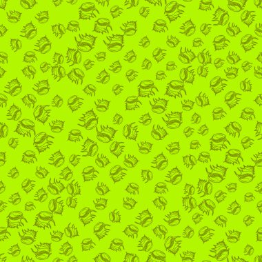 Doodles'ın deniz kabuklarını arka plan seamless modeli