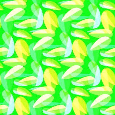 Parlak arka plan Dikişsiz desen çok renkli yapraklarda