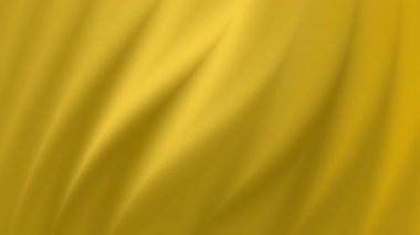 Altın eğimli renk arkaplanı. Dalgalı altın kumaş. Eğri çizgi altın pürüzsüz döngü animasyonu