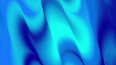 Gradyan mavi ve neon köşegen arka plan. Soyut mavi sıvı arkaplan canlandırması