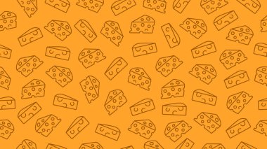 Peynir desenli arka plan. Peynir karalamanın kusursuz motifi. El yapımı peynir duvar kâğıdı