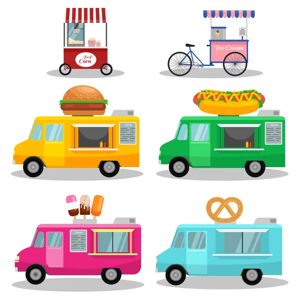 Delivery food trucks: vectores, gráficos, imágenes vectoriales
