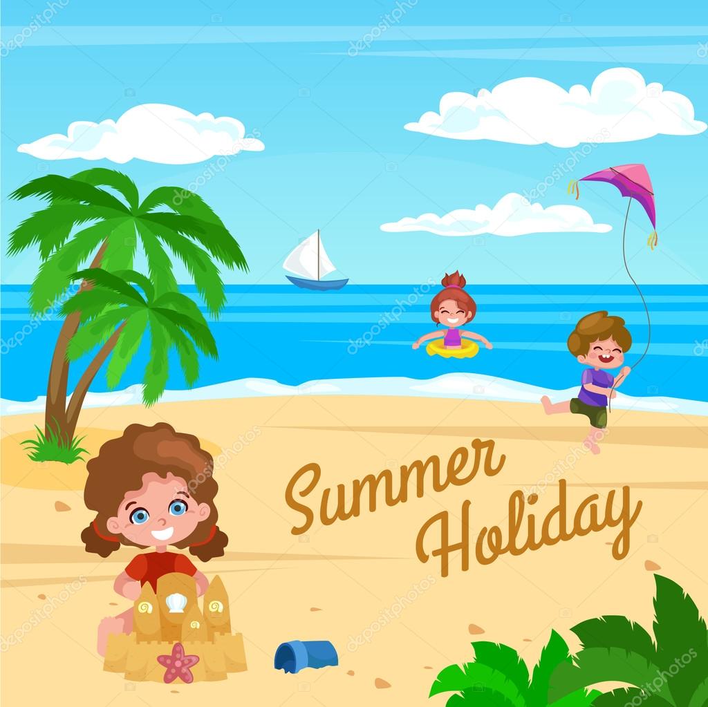 happy summer vacation wallpapers
