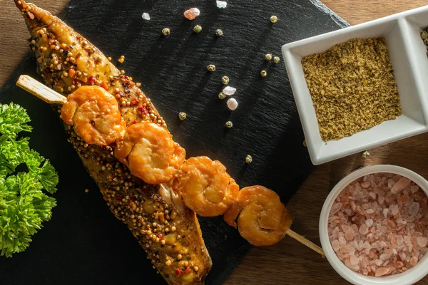 füme somon steak mercimek
