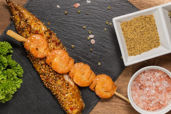 füme somon steak mercimek