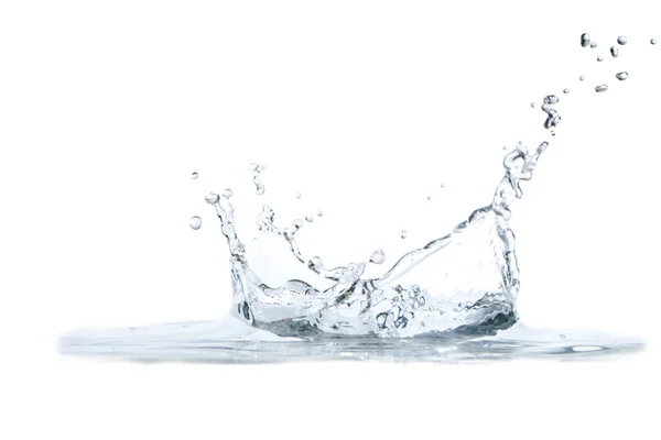 Water Splash witte achtergrond — Stockfoto