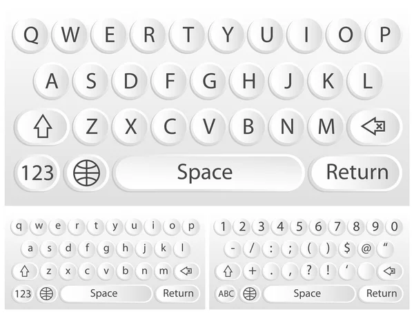 smartphone için sanal klavye