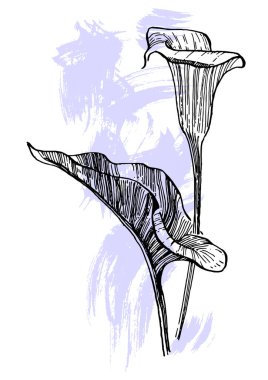 Moda renklerinde çağdaş sanat çiçekli posterler. Soyut el çiçekleri, geometrik elementleri ve vuruşları, yaprakları ve çiçekleri çizer. 