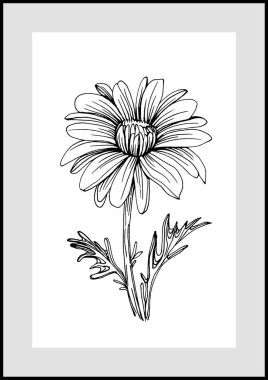 Moda renklerinde çağdaş sanat çiçekli posterler. Soyut el çiçekleri, geometrik elementleri ve vuruşları, yaprakları ve çiçekleri çizer. 