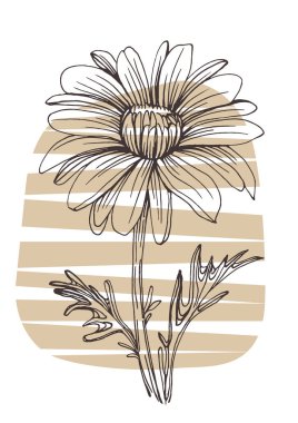 Moda renklerinde çağdaş sanat çiçekli posterler. Soyut el çiçekleri, geometrik elementleri ve vuruşları, yaprakları ve çiçekleri çizer. 