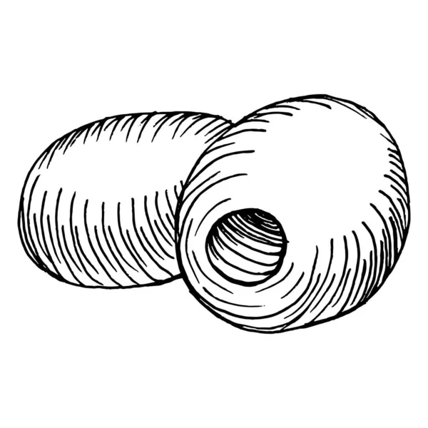 Στοιχείο Σκετς Ελιάς Απομονωμένα Κλαδιά Ελιάς Διάνυσμα Χέρι Σχέδιο Αγριολούλουδο — Διανυσματικό Αρχείο