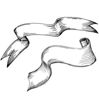 El yapımı kurdeleler eski moda. Tebrik kartları, pankartlar, davetiyeler için tasarım ögesi. 