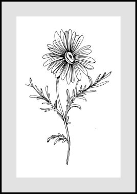 Moda renklerinde çağdaş sanat çiçekli posterler. Soyut el çiçekleri, geometrik elementleri ve vuruşları, yaprakları ve çiçekleri çizer. 