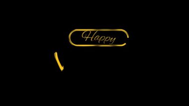 Koyu bir arkaplanda Vesak Günü 'nü karşılayan zarif altın harfler, pürüzsüz dekoratif çizgiler ve şenlik tasarımları için uygun geniş negatif alanlar içeriyor..