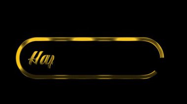 Pürüzsüz yuvarlak çerçeveli ve festival veya mevsimsel tasarım kullanımına uygun geniş negatif alanı olan, koyu arkaplanda bir Deepavali selamlaması oluşturan zarif altın harfler..