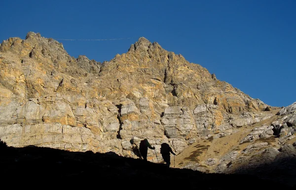 Himalayalar'da trekking.