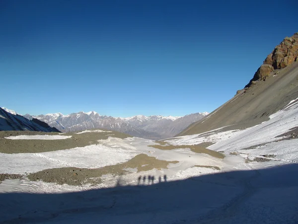 A Himalája trekking. — Stock Fotó