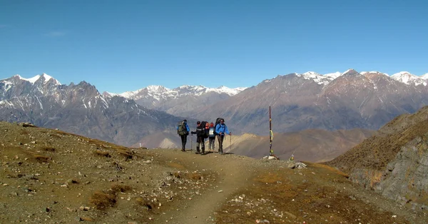 Himalayalar'da trekking.
