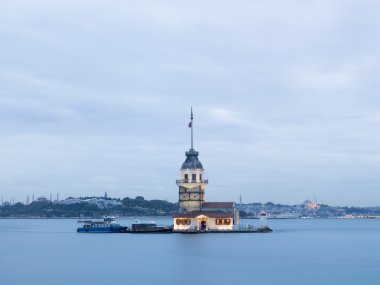 Kız Kulesi üzerinde Boğaziçi, Istanbul, Türkiye