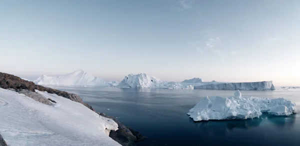 Айсбергів на Північний Льодовитий океан, Гренландія — стокове фото