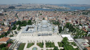İstanbul şehrinin hava manzarası