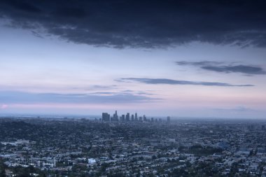 Los Angeles görünümü Griffith Gözlemevi tepeden
