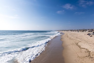 Venice Beach to Santa Monica, Los Angeles, USA clipart