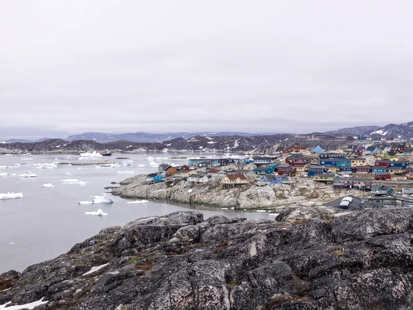 Icebergs no oceano Ártico no ilulissat icefjord, Groenlândia — Fotografia de Stock