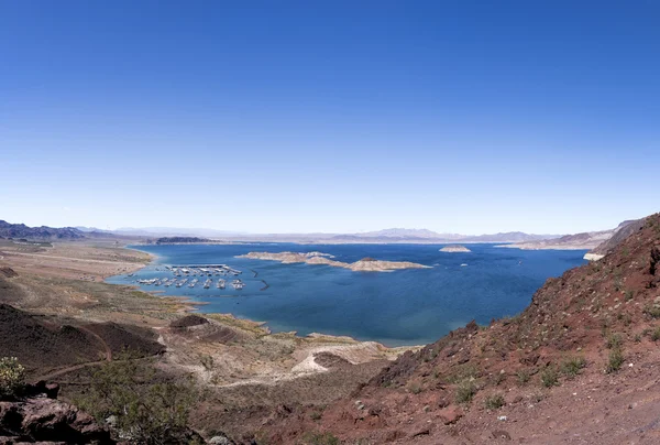 Panoramablick auf den Stausee nach las vegas, USA — Stockfoto