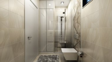 3D render konut daire