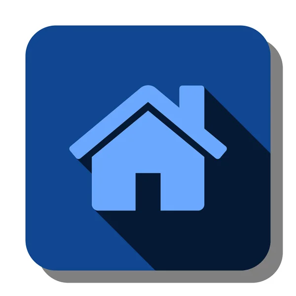 Home symbol with colour background — Stock Photo, Image