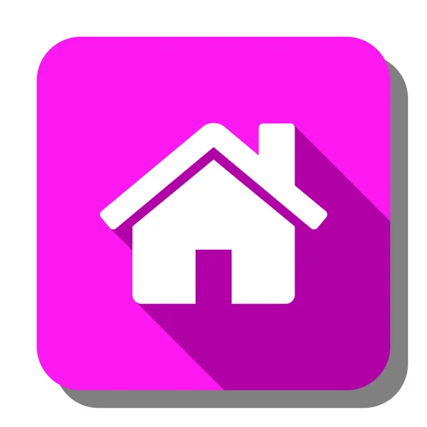 Home-Symbol mit farbigem Hintergrund — Stockfoto