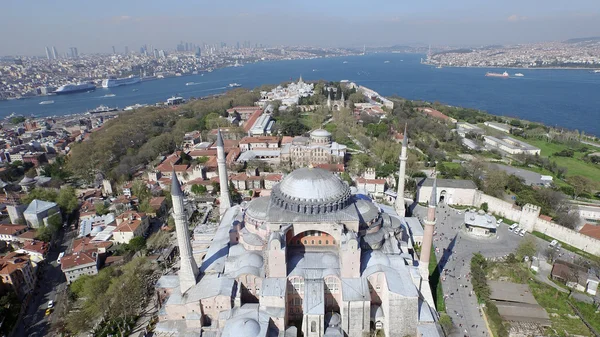 Αεροφωτογραφία της πόλης της Κωνσταντινούπολης — Φωτογραφία Αρχείου