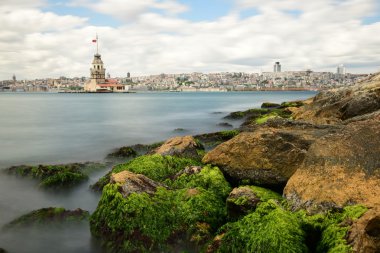 longexposure doğa shoot kayalar ile denizde
