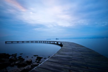 longexposure doğa shoot kayalar ile denizde