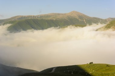 geleneksel yayla hayat ve şaşırtıcı doğa
