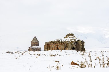 Ani ruins in Kars province to Turkey clipart