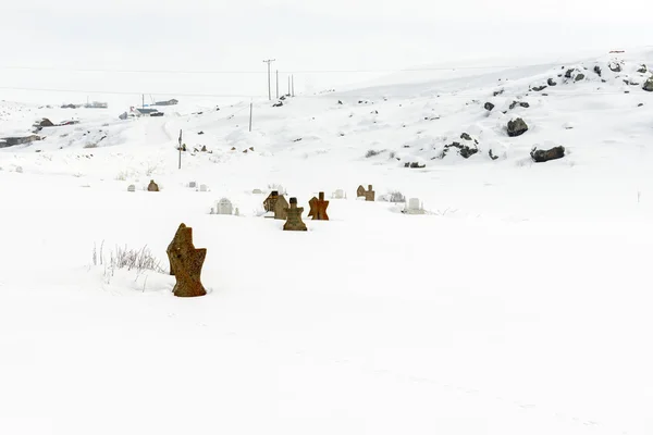 アニ遺跡とトルコ カルス県で記念碑 — ストック写真