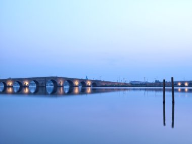 Osmanlı mimarisi Sinan Büyükçekmece, Istanbul, tarafından yapılan köprü.