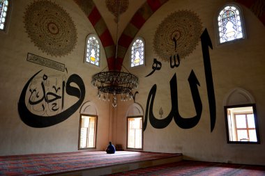 Eski cami olduğunu bir erken 15. yüzyıl Osmanlı Camii, Edirne, Türkiye. 