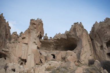 Türkiye 'nin Kapadokya kentindeki peri bacaları