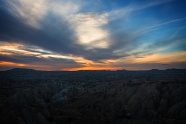 Türkiye 'nin Kapadokya kentindeki peri bacaları