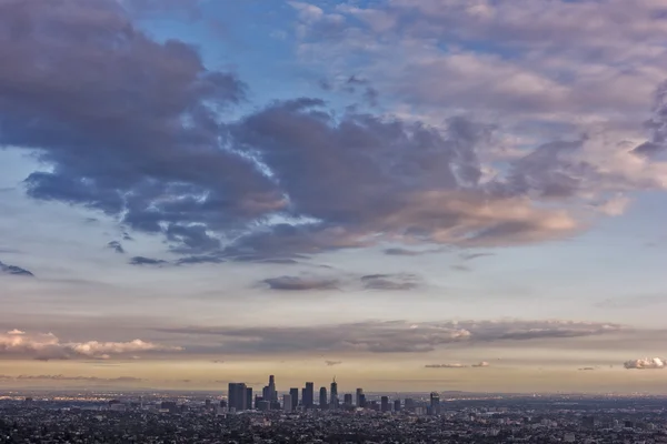 Los angeles Blick vom Hügel — Stockfoto