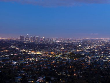 Los Angeles görünümü tepeden