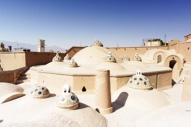 Isfahan, İran 16 Eylül 2016 güzel tarihi mimari.