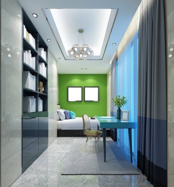 3D okuma odası, çalışma odası