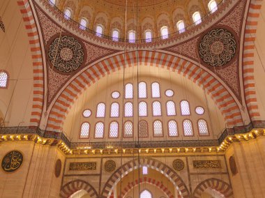 Süleyman Camii İç Görünüm, İstanbul